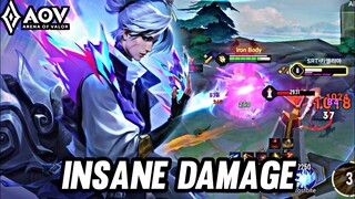 AOV : ROURKE GAMEPLAY | INSANE DAMAGE - ARENA OF VALOR LIÊNQUÂNMOBILE ROV COT