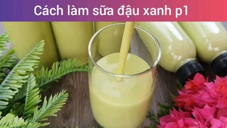 Cách làm sữa đậu xanh p1