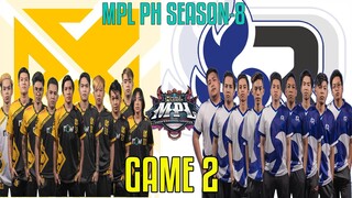 BREN ESPORTS vs RSG PH ( GAME 2 ) MPL-PH S8 || MLBB ||