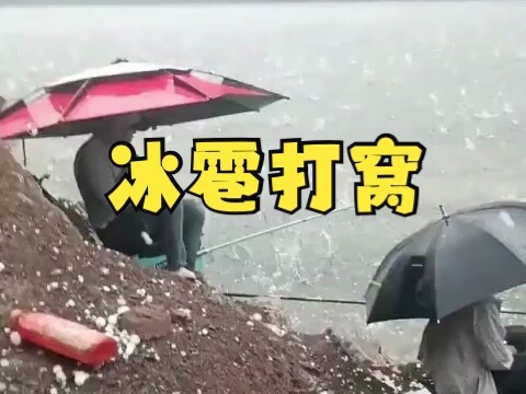 Tại Bì Tiết, Quý Châu: Mưa đá giúp dân câu cá làm ổ mồi