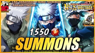 KAKASHI COMPENSA? SUMMONS NA CONTA DO HUNTERX_BR  / NARUTO X BORUTO NINJA VOLTAGE