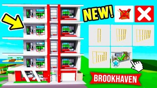 HOW TO ADD FLOORS TO THE HOUSE in Roblox Brookhaven!