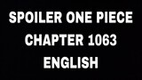 SPOILER MANGA ONE PIECE CHAPTER 1063 ENGLISH
