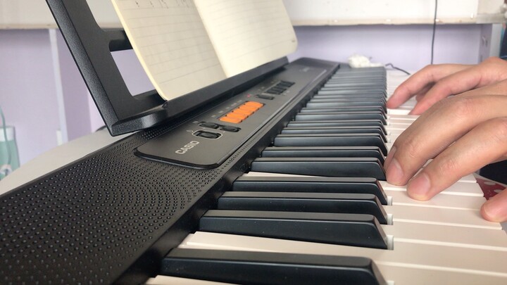 Self-study electronic organ level for one week