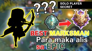 Best Marksman para maka alis sa Epic Rank |Solo Player - Mobile Legends