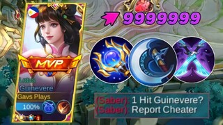 TRASTALK NOW KARINA, CRY LATER GUINEVERE ONE HIT BUILD - MLBB