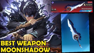 BEST WEAPON !!! Gameplay Weapon MoonShadow + Gacha Silver Mane Baek Yoonho - Solo Leveling : ARISE