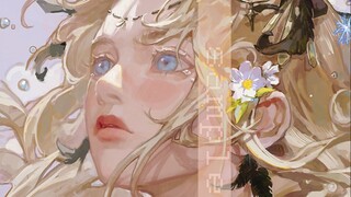 【Painting process】wind