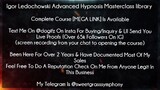 Igor Ledochowski Advanced Hypnosis Masterclass library Course download