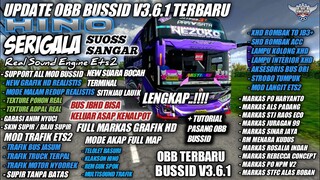UPDATE OBB BUSSID V3.6.1 SOUND HINO RK8 SERIGALA | GRAFIK HD FULL MARKAS | BUS SIMULATOR INDONESIA