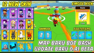 FULL UPDATE TERBARU 0.41 BETA! MAP BARU BOT BASH & 12 SKIN TERBARU! - Stumble Guys