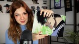 ASMR Soft Spoken Whispering | Cosplay unboxing, glass painting tapping & others