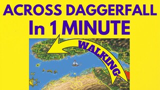 Walk Across the Map of Daggerfall in 1 minute (Timelapse 4096x)