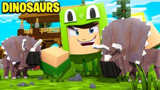 TINY TURTLE has a NEW BABY DINOSAUR! Dinosaurs #8