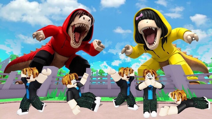 Yuta, Mio Dan Baby Celine Mengumpulkan Telur Dinosaurus Raksasa  ROBLOX