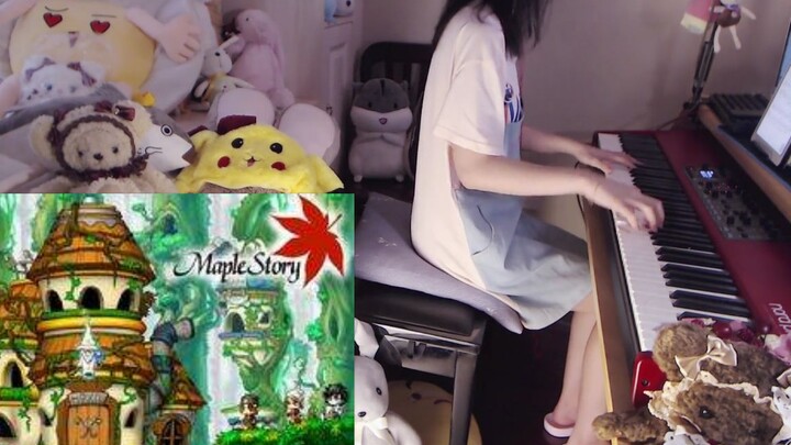 Piano ❤ BGM Nostalgia MapleStory — BGM Hutan Ajaib - When the Morning Comes
