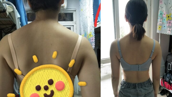 A month of beautiful ballet swan arm + Saturday's wild zoey thin trapezius exercise, the back has lo