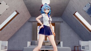 【原神MMD/布料解算】❤ 纯纯的JK甘雨 ❤