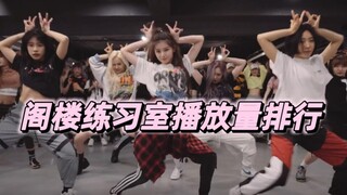 前三大断层！EVERGLOW练习室油管播放量排行(统计截至2022.08.14)