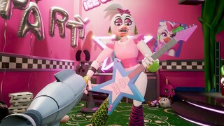 What happens if Gregory shoots Chica when she plays Guitar - FNAF Security Breach