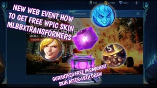 Guaranteed free permanent epic skin new web event in mobile legends MLBB x Transformers 2021