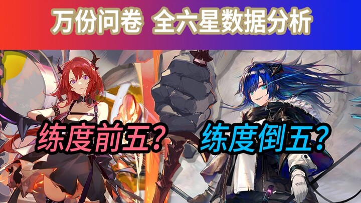 [Arknights] Six-Star Operator Stats You Didn’t Know! A Fun Summary Based on 10,000 Surveys
