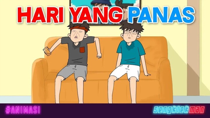 TIPS AGAR TIDAK KEPANASAN - KARTUN LUCU SENGKLEKMAN