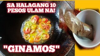 PAANO MAG LUTO NG GINAMOS; TIPID CHALLENGE!SA SOBRANG TIPID ULAM NAMIN GINAMOS!