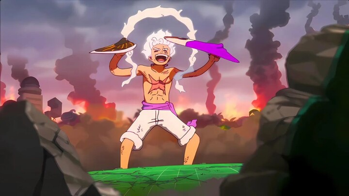 Five Elders ( Gorosei ) Entry In Egghead  Gear 5 Luffy Squashes Kizaru & Saturn