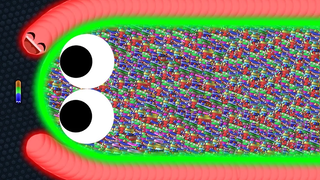 Slitherio Tiny Troll Snake กับ Pro Snakes มหากาพย์การเล่นเกม Slitherio