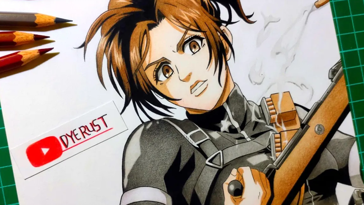 D Rawin g Sasha b Rau s "ที่ ck Onchitan / Shingeki no Kyojin"