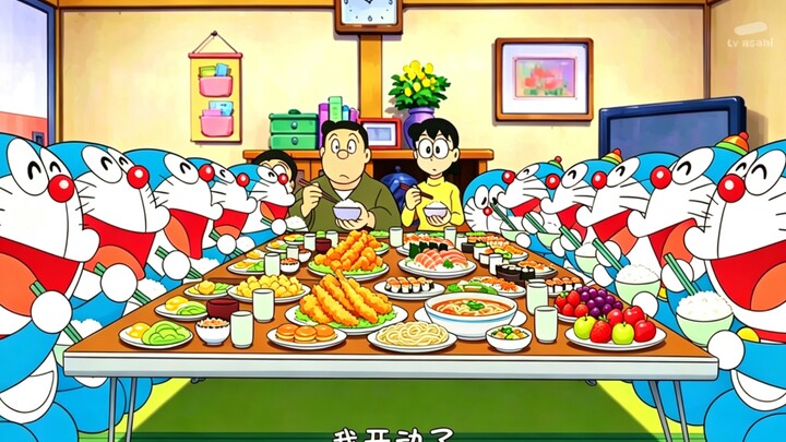 New Doraemon series—so many Doraemons