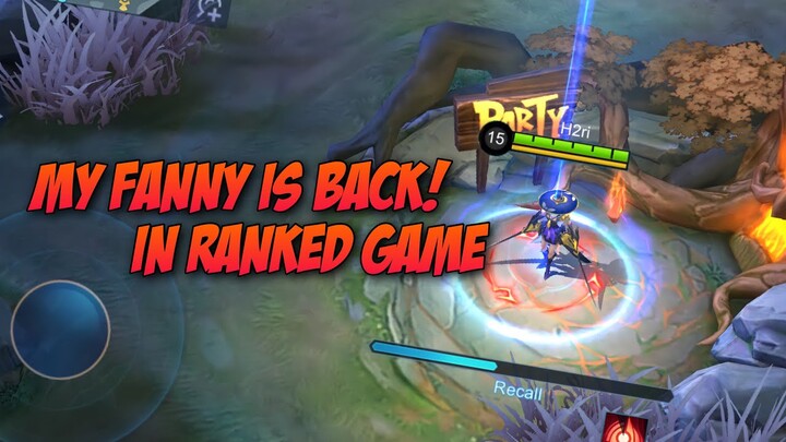 MY FANNY IS BACK! IN RANKED GAME | FANNY RANKED HIGHLIGHTS | FATE GAMING