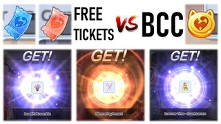 FREE TICKETS VS BCC! SEPTEMBER 2021 GACHA ROLLS