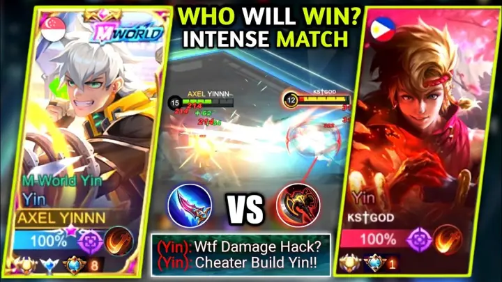 YIN VS PHILIPPINES NO.1 YIN | BEST BUILD TO COUNTER PRO YIN IN SIDELANE | MOBILE LEGENDS
