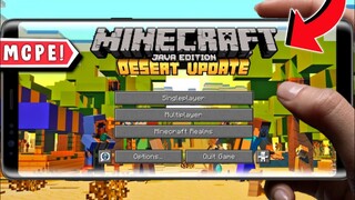 Mencoba Minecraft 1.20 DESERT UPDATE Di MCPE