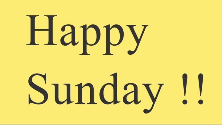 HAPPY SUNDAY !! #happysunday #happy #sunday #godblessyou