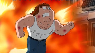 Family Guy: Pete becomes the savior and defeats the robot with his physical strength alone