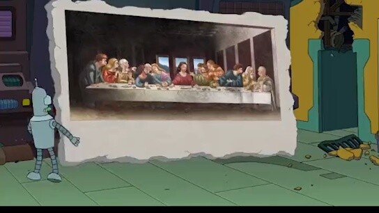 The last supper turned out to be a treasure map! #AnimationBender