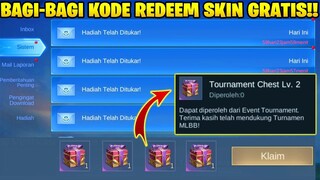 BAGI-BAGI KODE REDEEM SKIN GRATIS LAGI !! BURUAN SEBELUM KEHABISAN GAES! - MOBILE LEGENDS