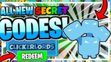 ALL NEW *SECRET* OP CODES! 🚨RELEASE UPDATE🚨 | Roblox Clicker Lords
