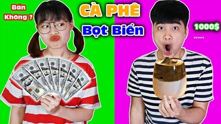 TRẬN CHIẾN LÀM CÀ PHÊ BỌT BIỂN - Thử Thách Đồ Uống Ngon Với Đồ Uống Dở ( dalgona coffe )