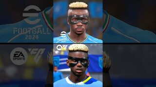 EFOOTBALL 2024 VS EA SPORT FC 24 🔥🇮🇳🇧🇷🇮🇩 #fc24 #efootball