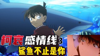【柯哀感情线】人人都爱海豚?但鲨鱼不止一条!青山笔下最成功的借物喻人,时隔多载他依旧没忘!