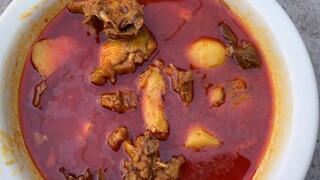 দেশি মুরগির মাংস রান্না ঝোল সহ অনেক মজাদার😋\ Desi chicken is very tasty