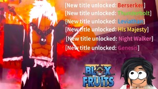 All *New* Race Awakening Skills& Titles - Blox fruits