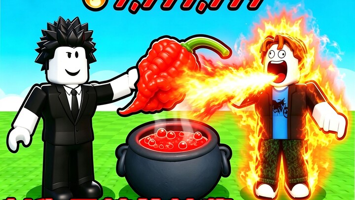 Saya akan membuat saus cabai paling pedas untuk menjadi orang kaya! ROBLOX