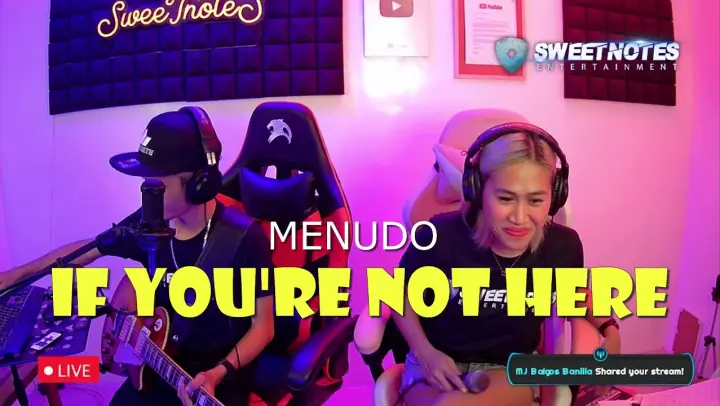 If you're not here | Menudo - Sweetnotes Cover