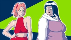 Jika Hinata jadi cewek gendut / parodi naruto