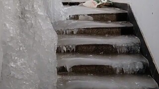 Broken Tap Made The Whole Stairway Frozen
